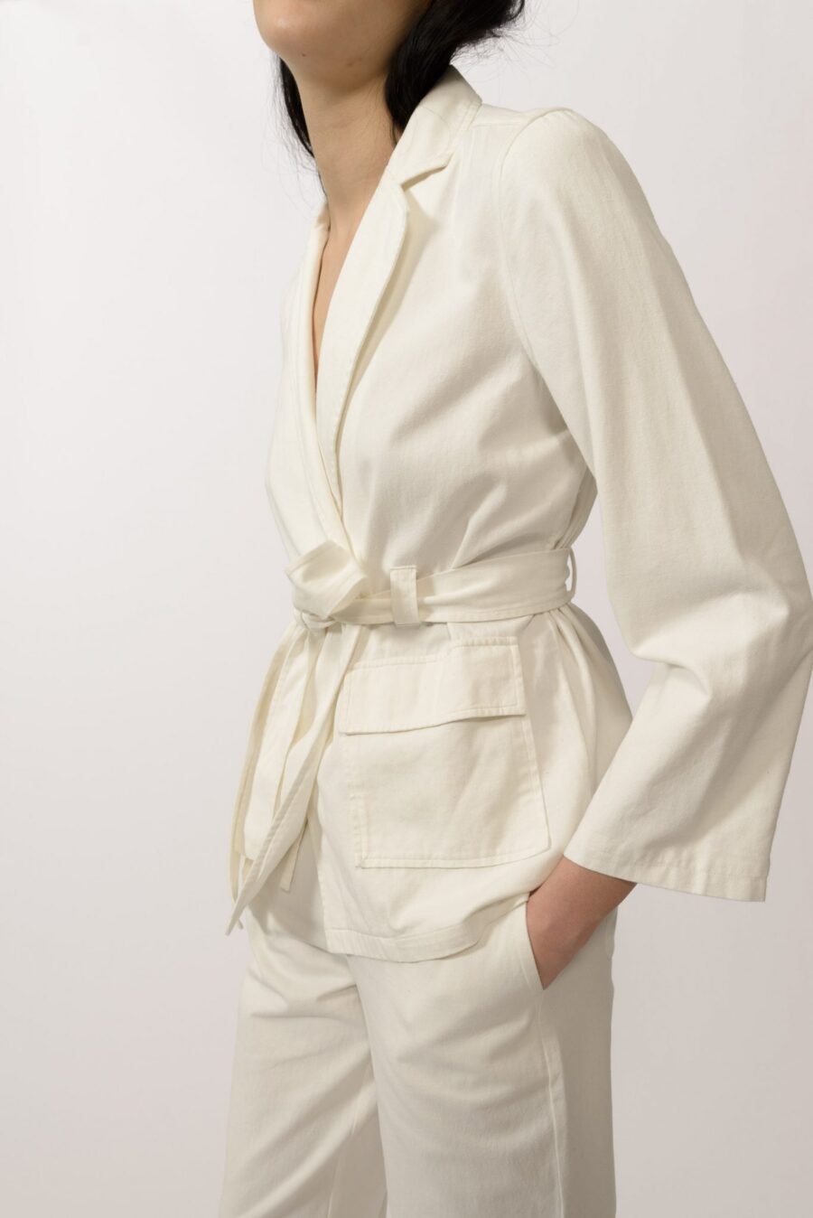 Jane Belted Jacket Tofu - Image 4