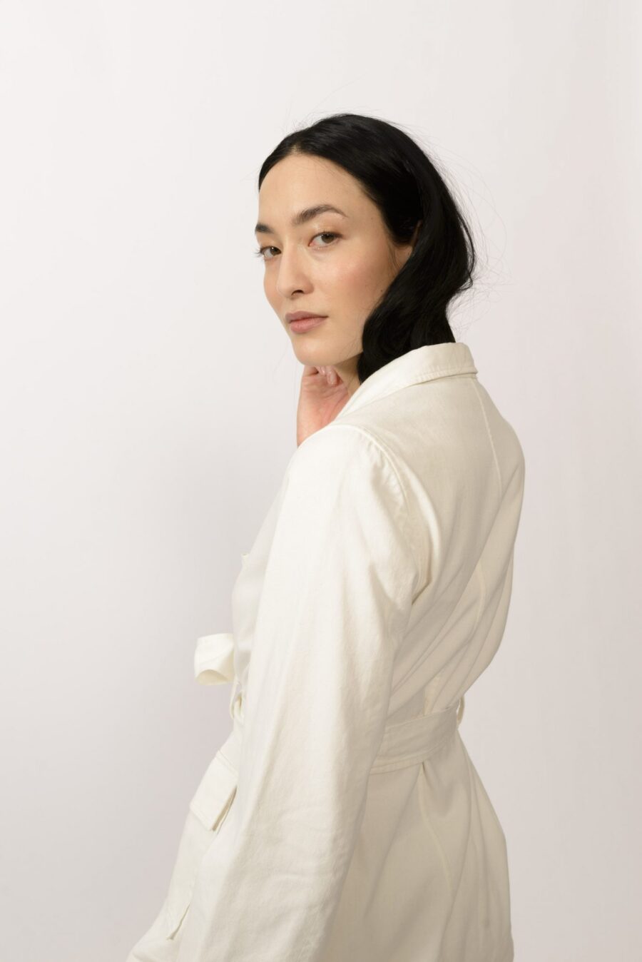 Jane Belted Jacket Tofu - Image 3